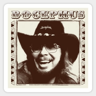 Hank Williams Jr / Bocephus \ Vintage Faded Style Fan Design Sticker